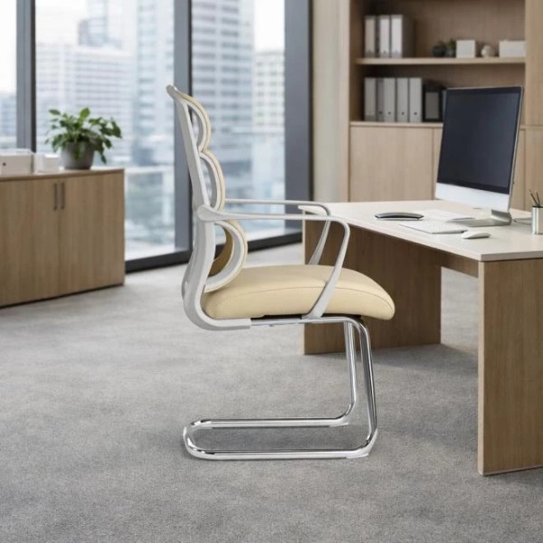 Фото - Крісло офісне Mealux Easy Static Beige (HF-L10 F/BR)
